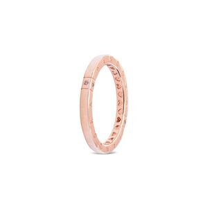 Pandora Rose Sparkling Wishbone Heart Ring